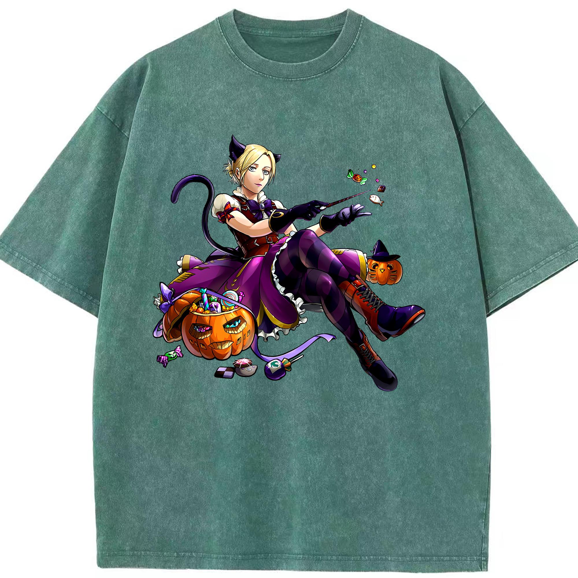（画像用） 進撃の巨人 アニ・レオンハート Attack on Titan Annie Leonhart 綿100% ヴィンテージ風 半袖Tシャツ（フロントプリント）